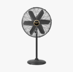 MEFCO VIP Pedestal Fan  24" AC 220 Enameled Silver