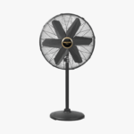 MEFCO VIP Pedestal Fan  24" AC 220 Enameled Silver